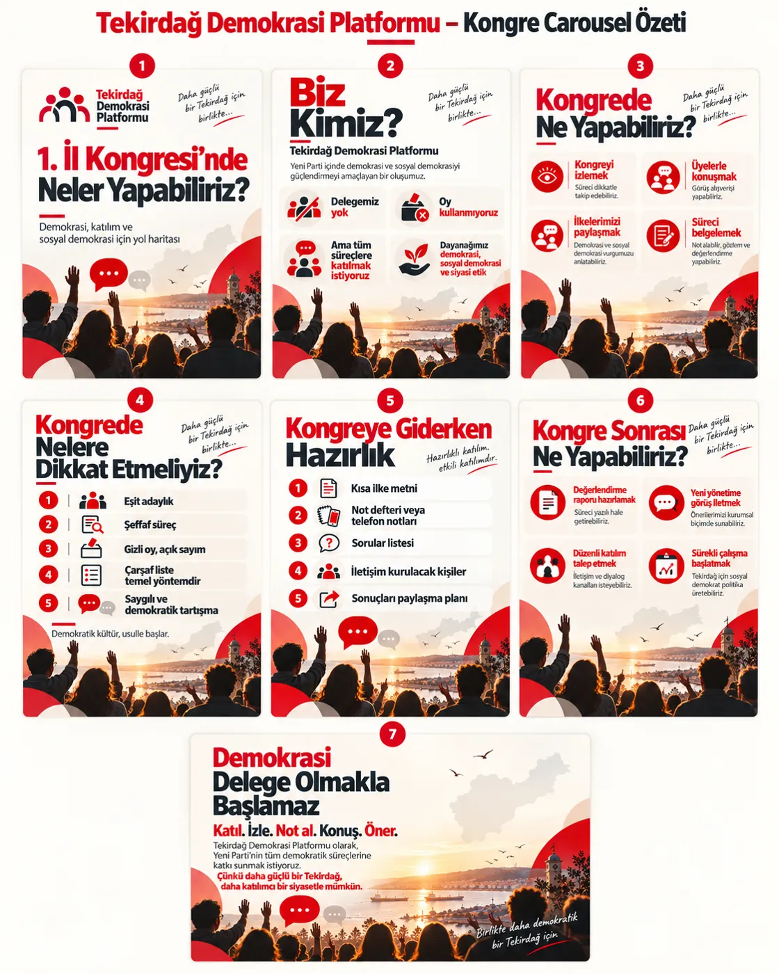 İl kongresi rehber dizisi